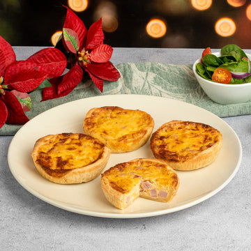 Mini Quiches de Jamón y Queso