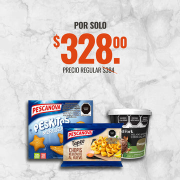 Kit Peskitos + Helado de Chocolate | Mes del Pescado