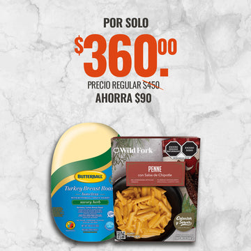 Kit Pechuga de Pavo Finas Hierbas + Pasta | Navidad